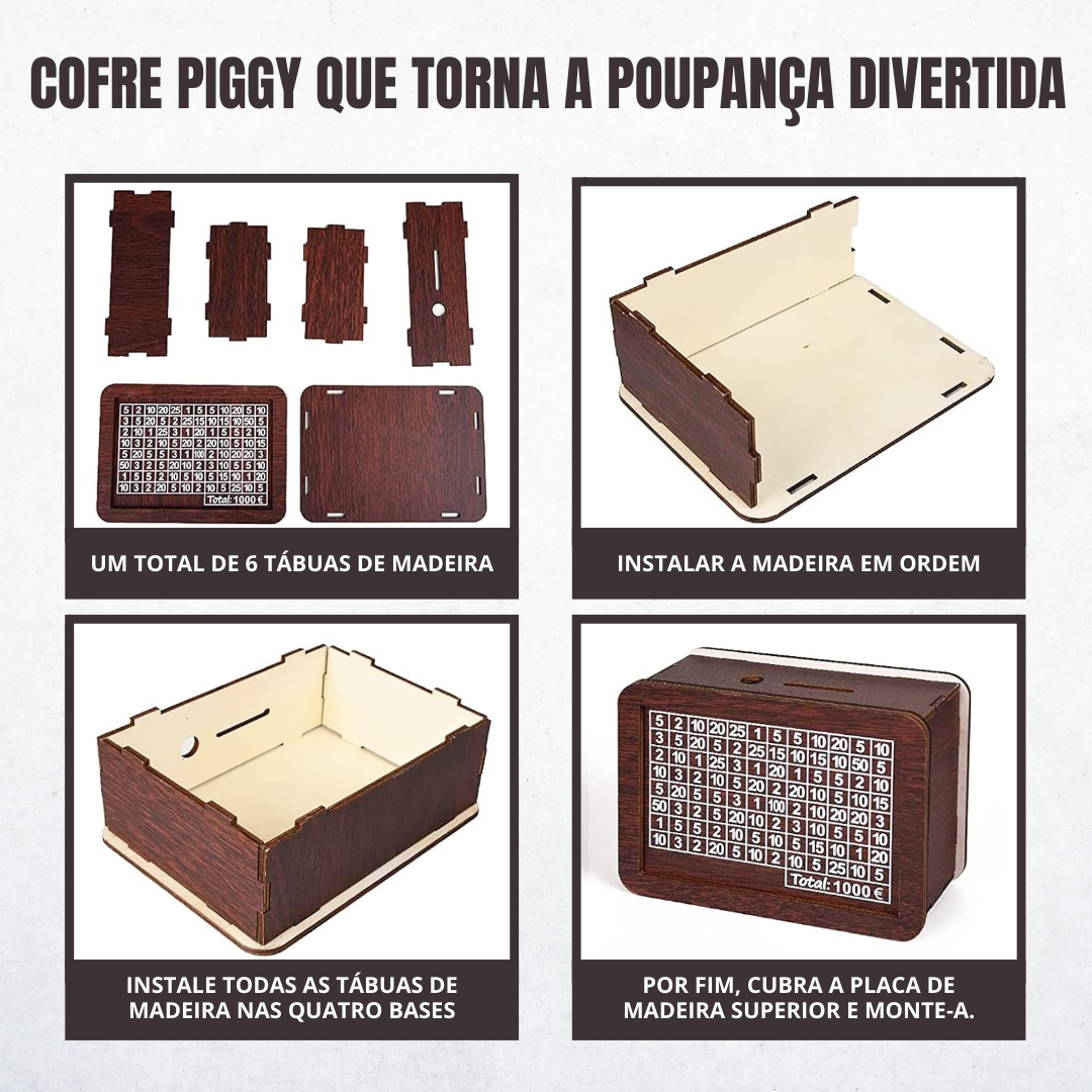 Mealheiro de madeira com balcão