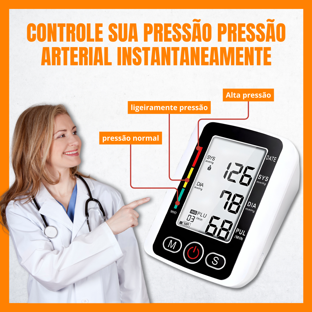 Medidor de tensão arterial inteligente