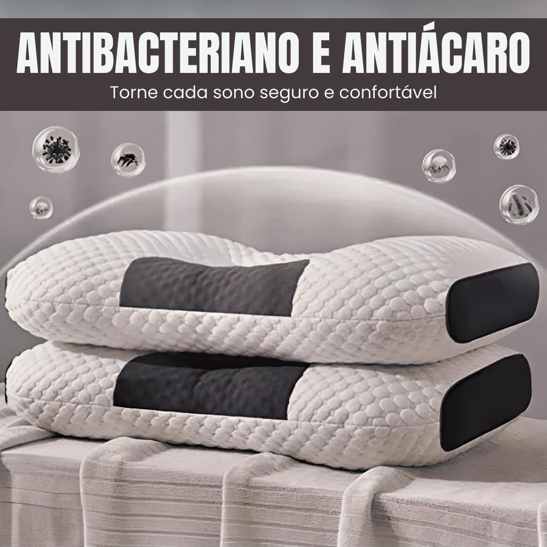 Almofada ergonómica em malha 3D