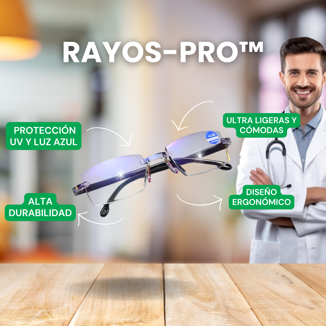 Óculos Inteligentes Anti-Raios - Vision™ + Capa de Couro + Frasco limpa-lentes 500ml Gratis