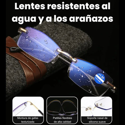 Óculos Inteligentes Anti-Raios - Vision™ + Capa de Couro + Frasco limpa-lentes 500ml Gratis