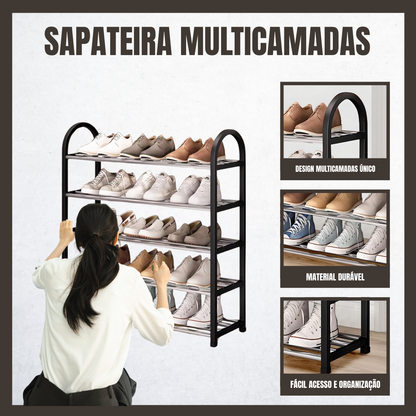 Sapateira de várias camadas