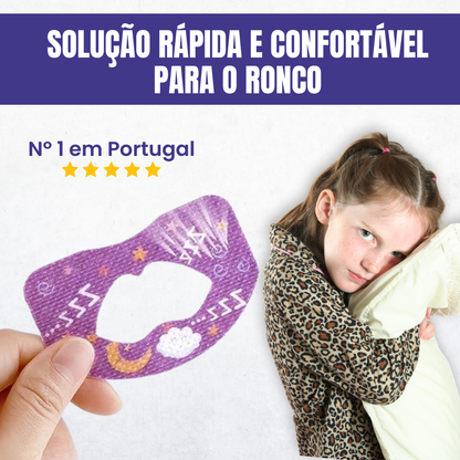 Adesivos bucais anti-ronco