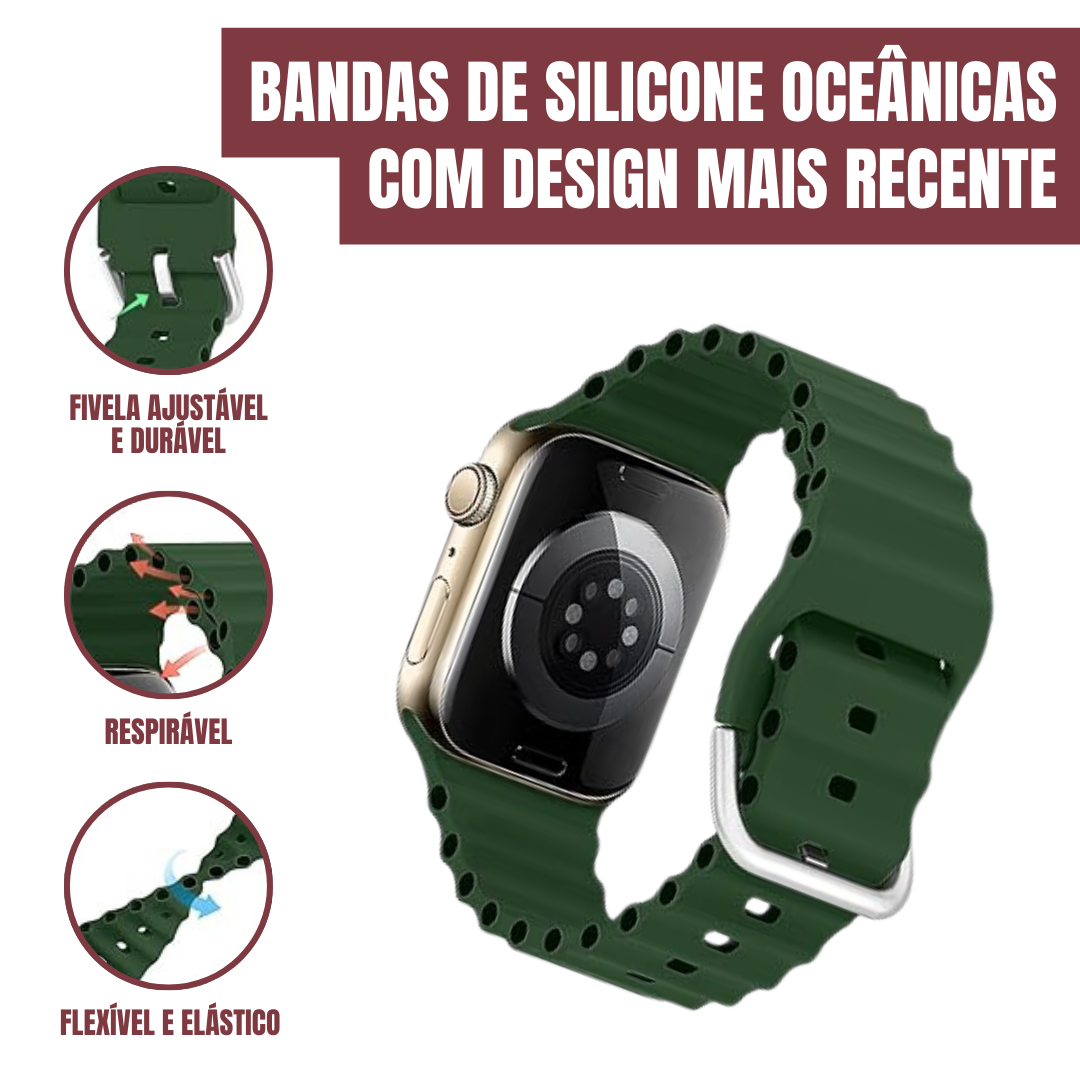 Smartwatch Ultra Pro com 2 braceletes GRÁTIS