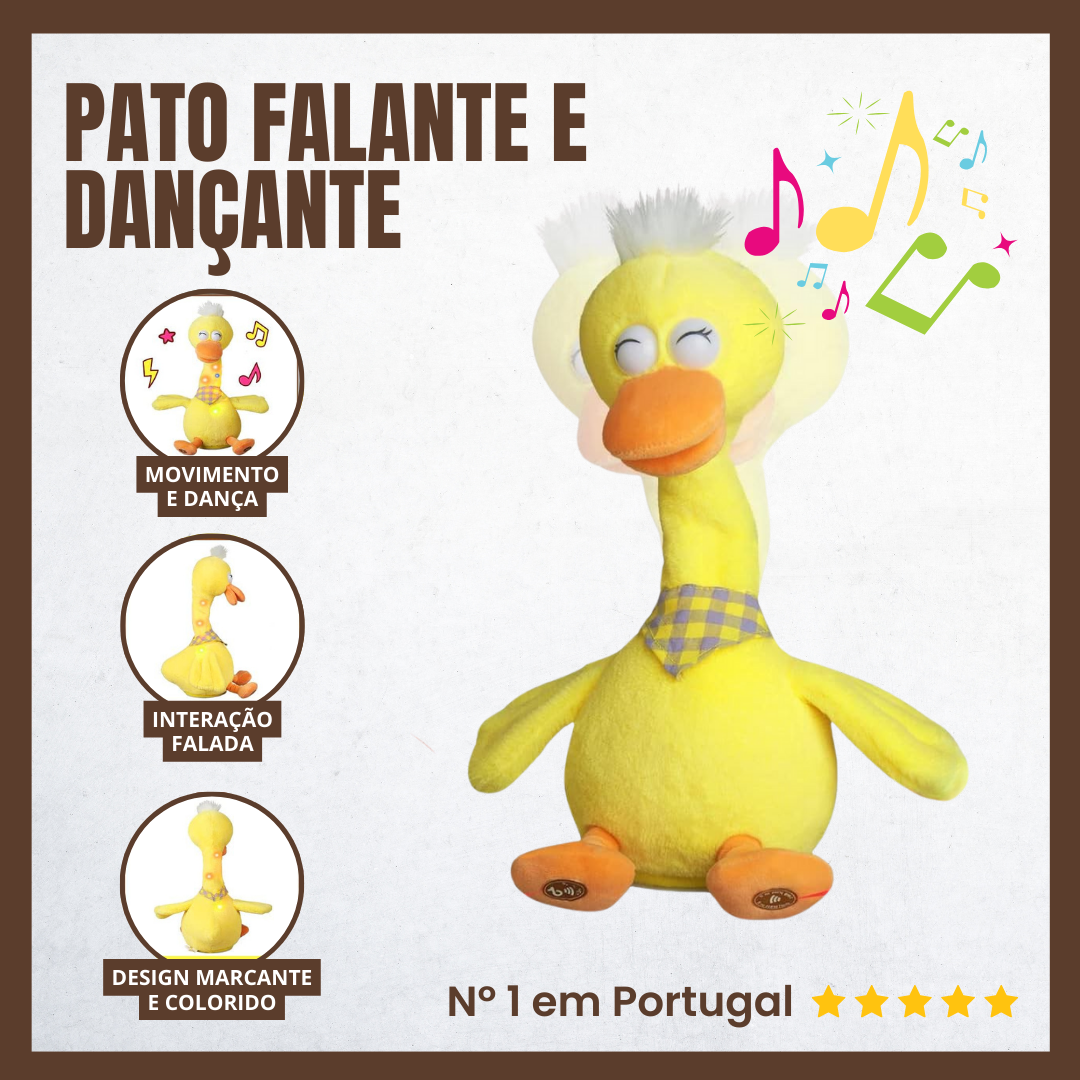 Pato falante e dançante