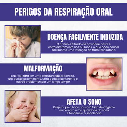 Adesivos bucais anti-ronco