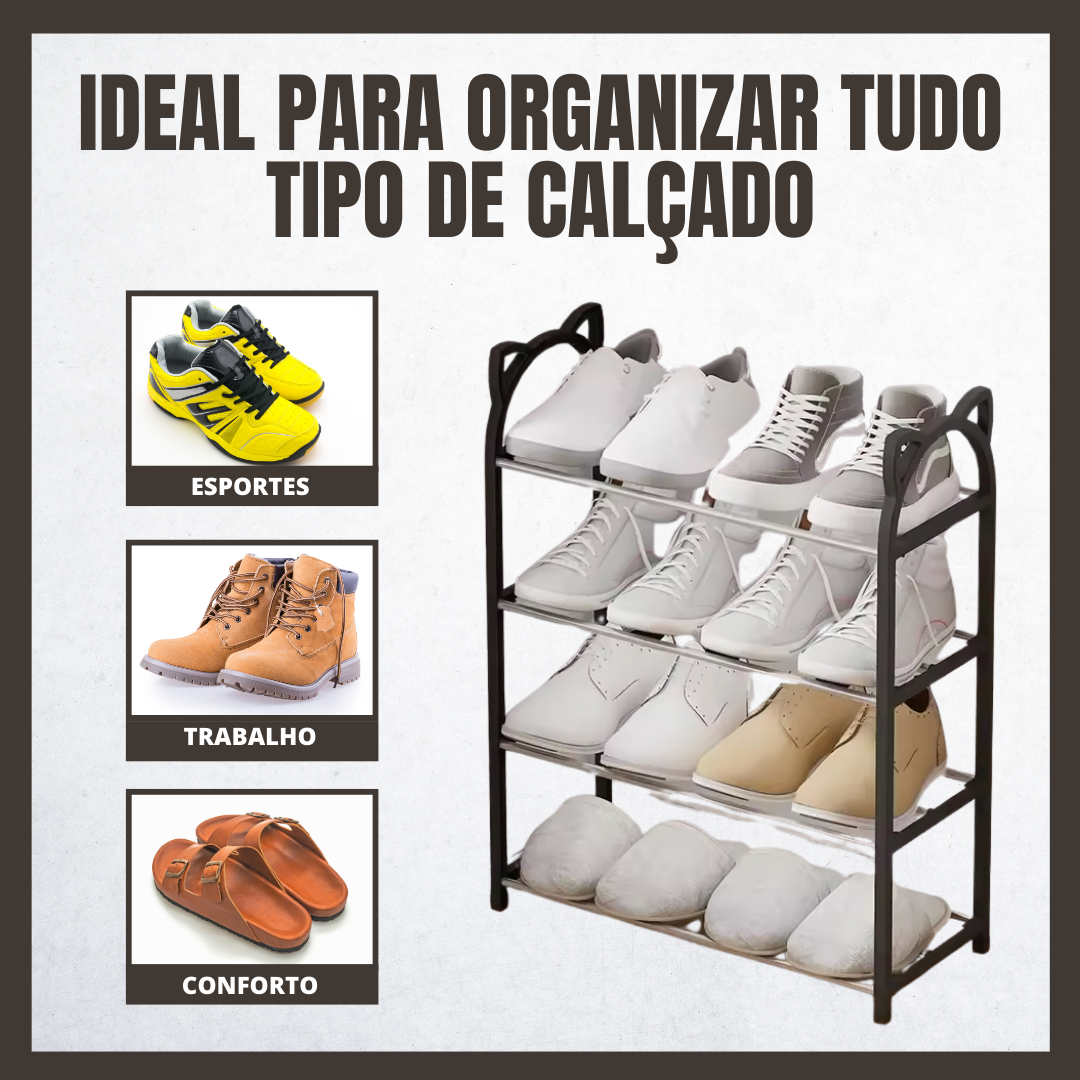 Sapateira de várias camadas