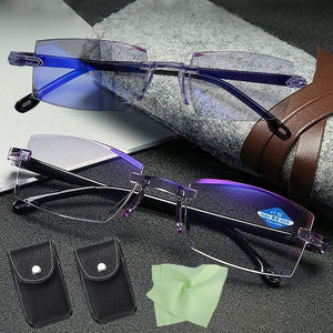 Óculos Inteligentes Anti-Raios - Vision™ + Capa de Couro + Frasco limpa-lentes 500ml Gratis