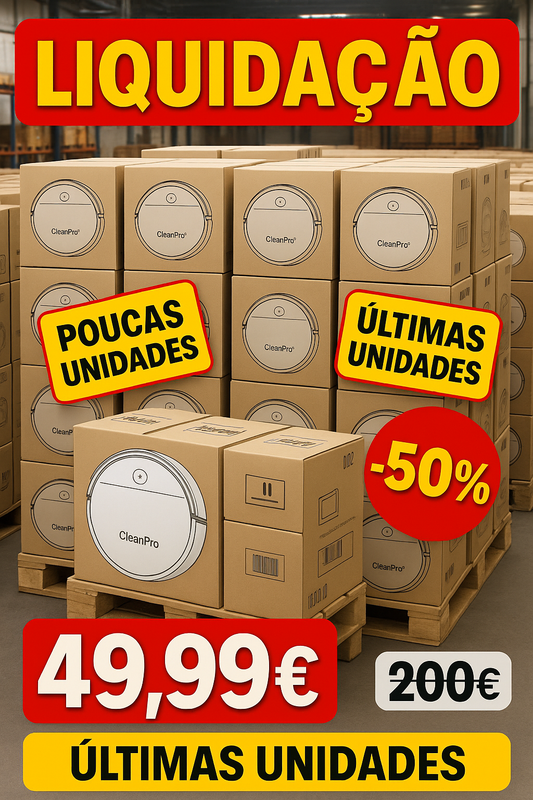 Aspirador Robô Inteligente 3 em 1 CleanPro™