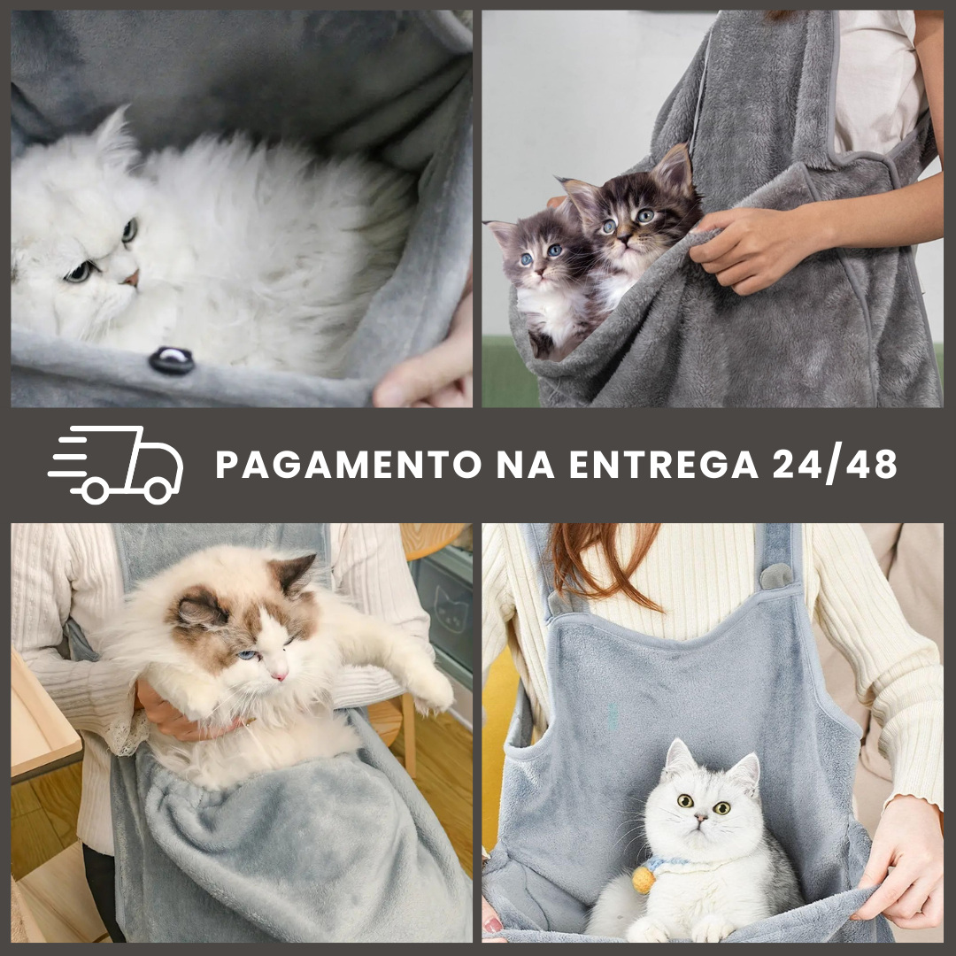 Avental para transportar animais de estimação