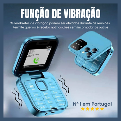 Telefone flip com ecrã duplo i16 Pro