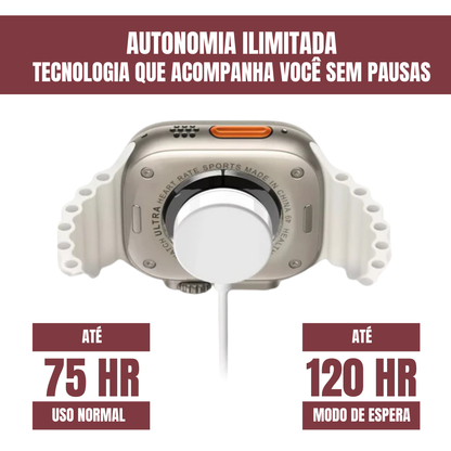 Smartwatch Ultra Pro com 2 braceletes GRÁTIS